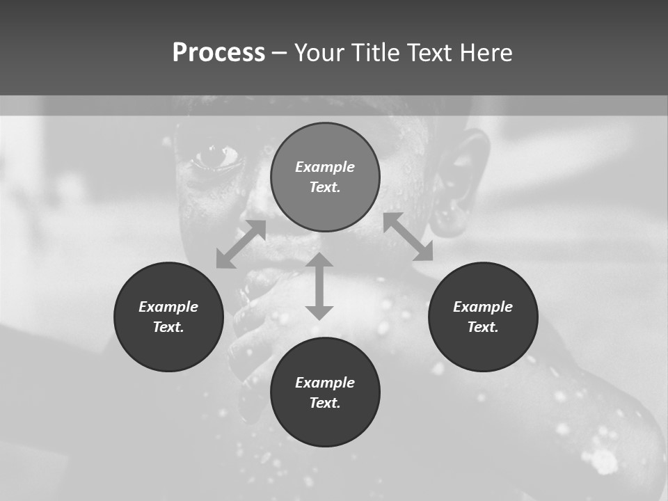 Black Child Bathes In A Bathroom PowerPoint Template