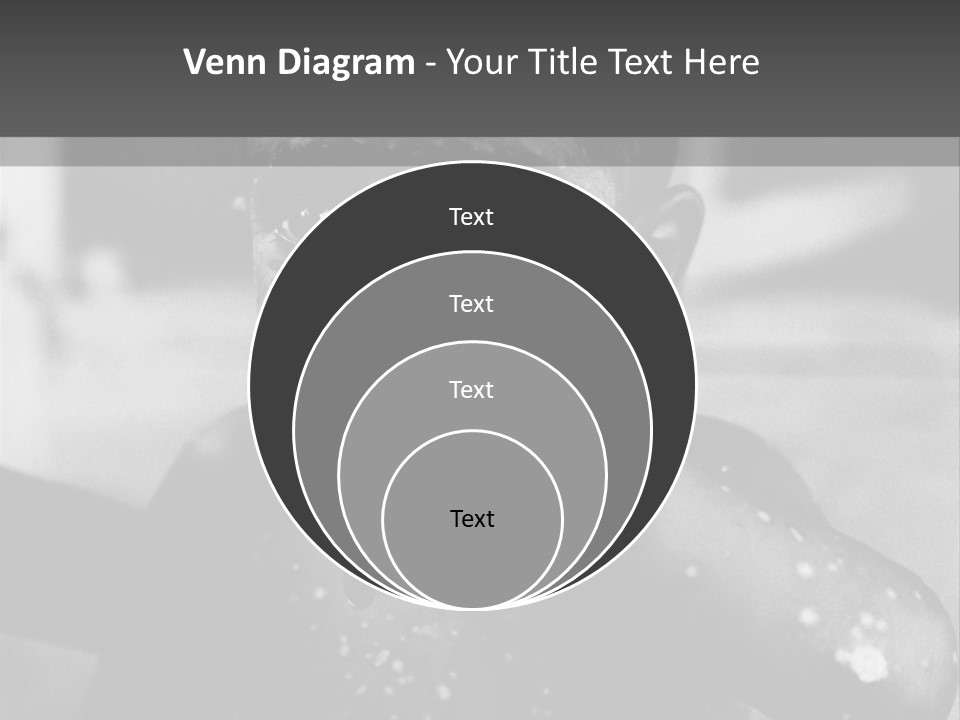 Black Child Bathes In A Bathroom PowerPoint Template