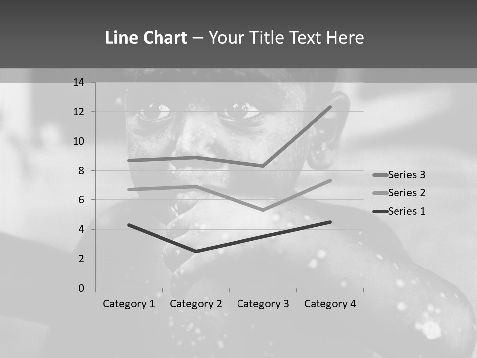 Black Child Bathes In A Bathroom PowerPoint Template
