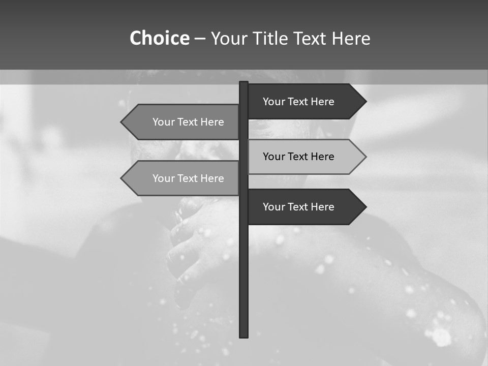 Black Child Bathes In A Bathroom PowerPoint Template