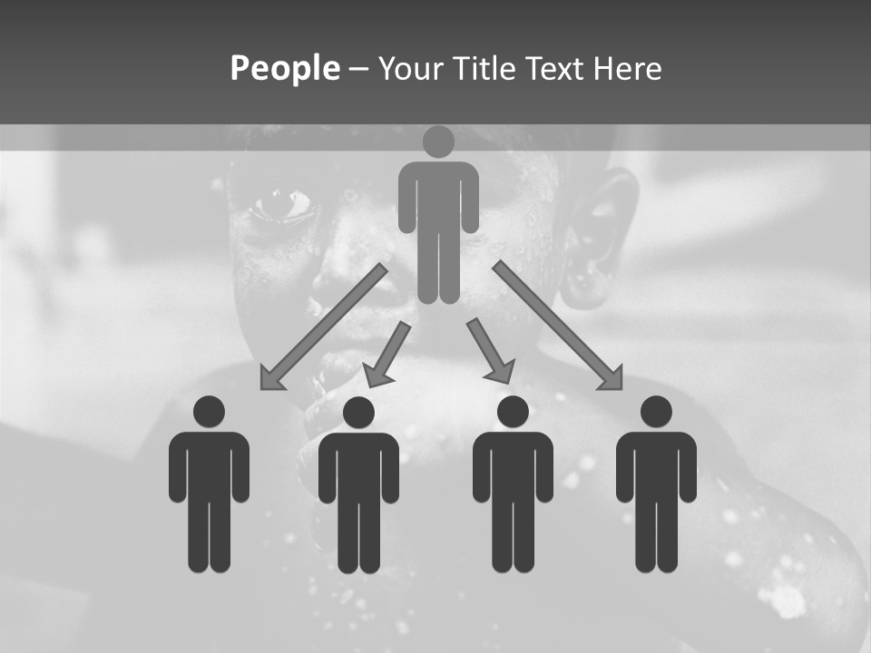 Black Child Bathes In A Bathroom PowerPoint Template