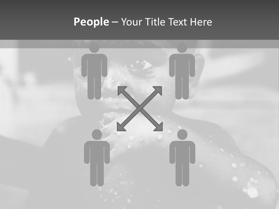 Black Child Bathes In A Bathroom PowerPoint Template