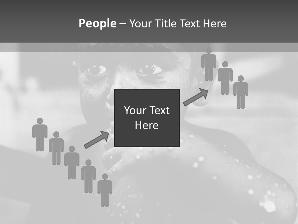 Black Child Bathes In A Bathroom PowerPoint Template