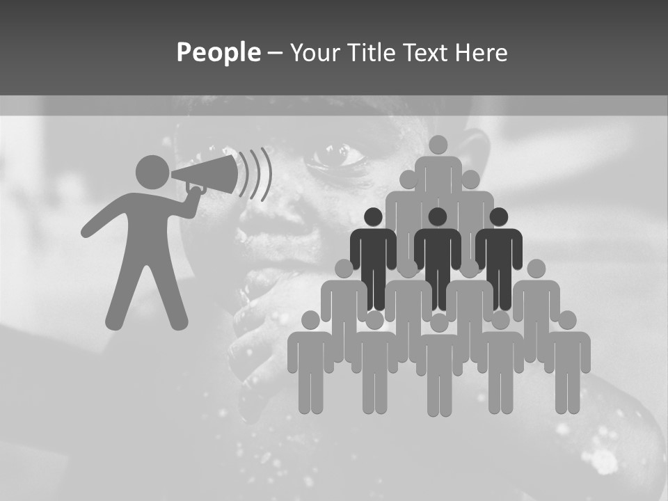 Black Child Bathes In A Bathroom PowerPoint Template