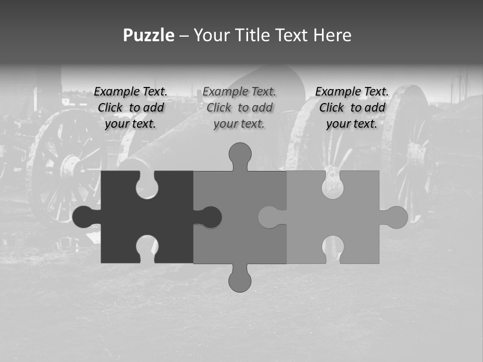 Vintage Cannon PowerPoint Template