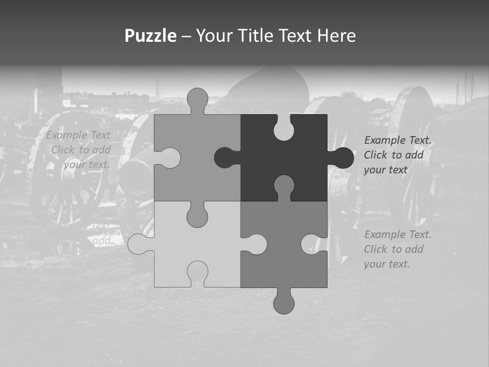 Vintage Cannon PowerPoint Template