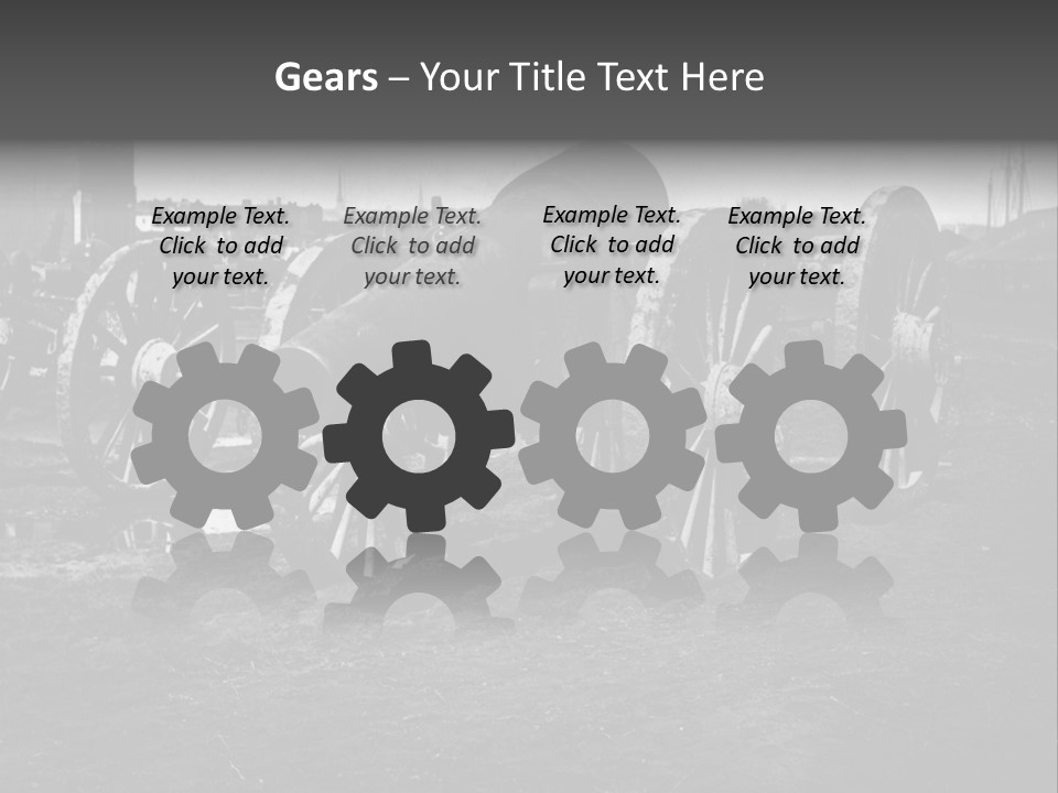 Vintage Cannon PowerPoint Template