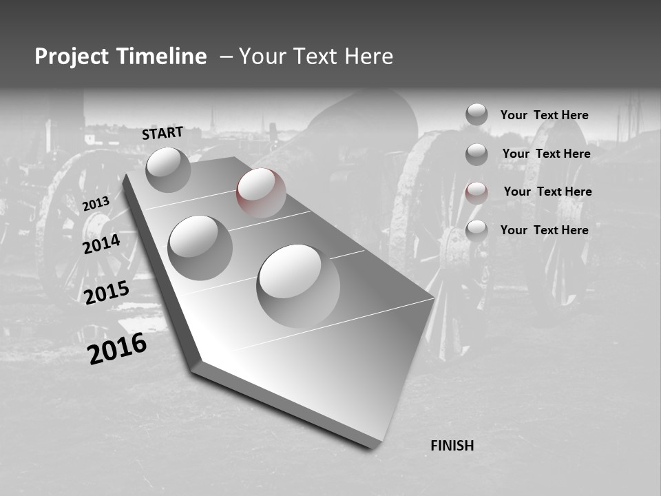 Vintage Cannon PowerPoint Template