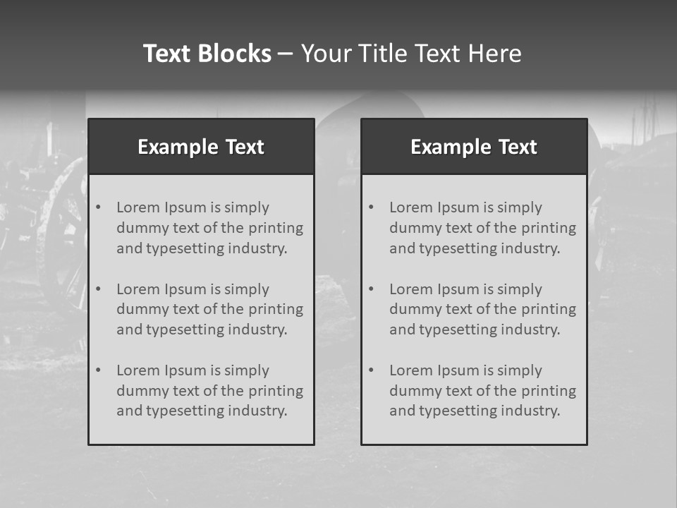 Vintage Cannon PowerPoint Template