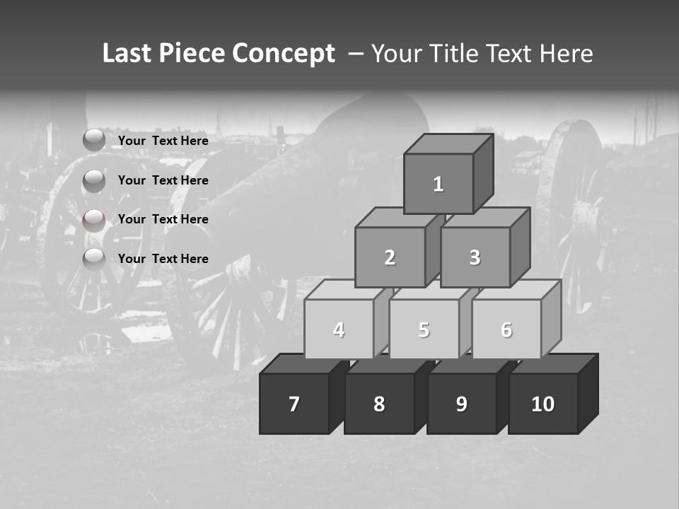 Vintage Cannon PowerPoint Template