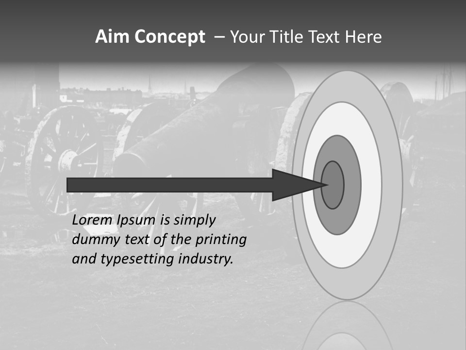Vintage Cannon PowerPoint Template