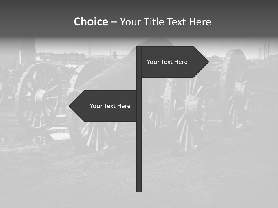 Vintage Cannon PowerPoint Template