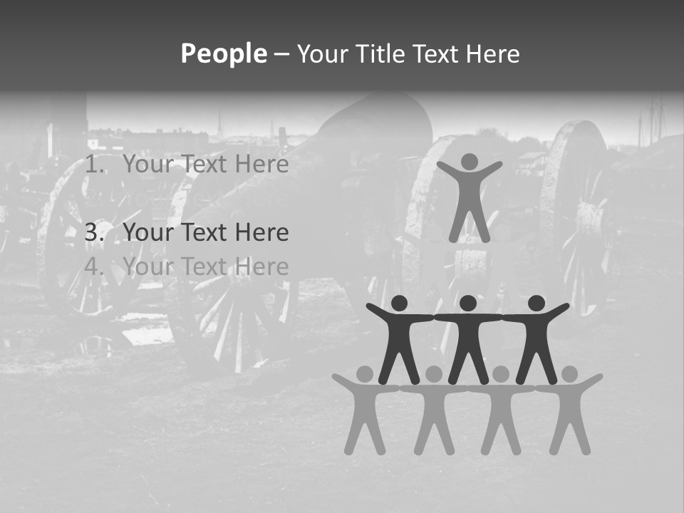 Vintage Cannon PowerPoint Template