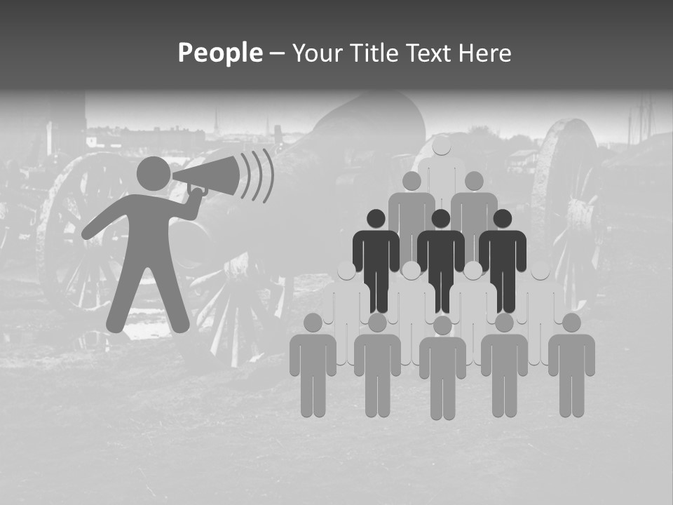 Vintage Cannon PowerPoint Template