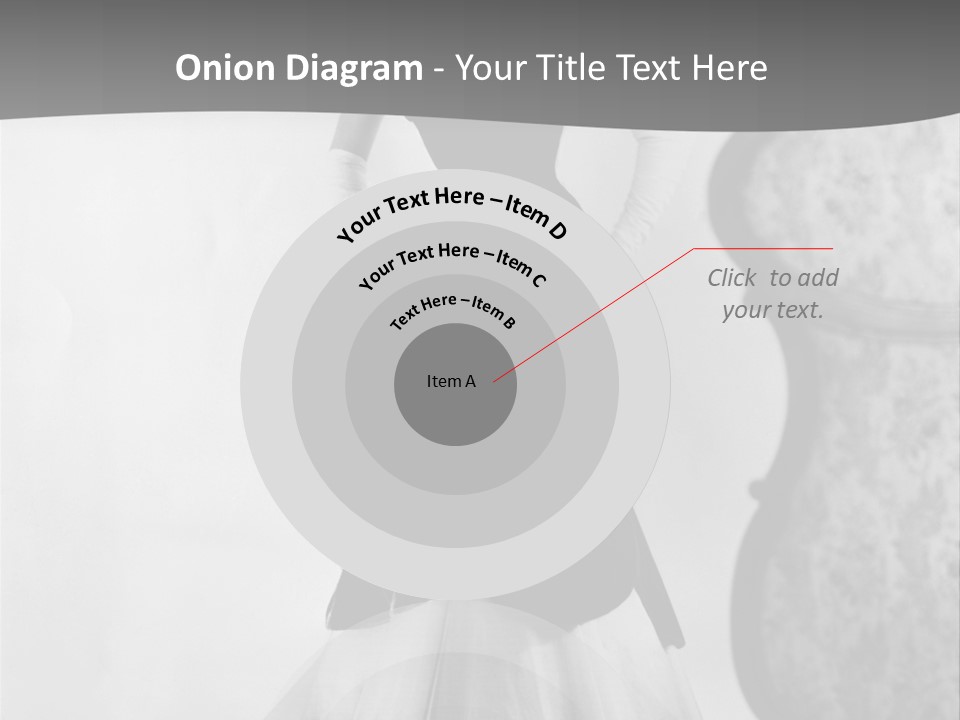 Beautiful Woman In A Slinky Dress PowerPoint Template