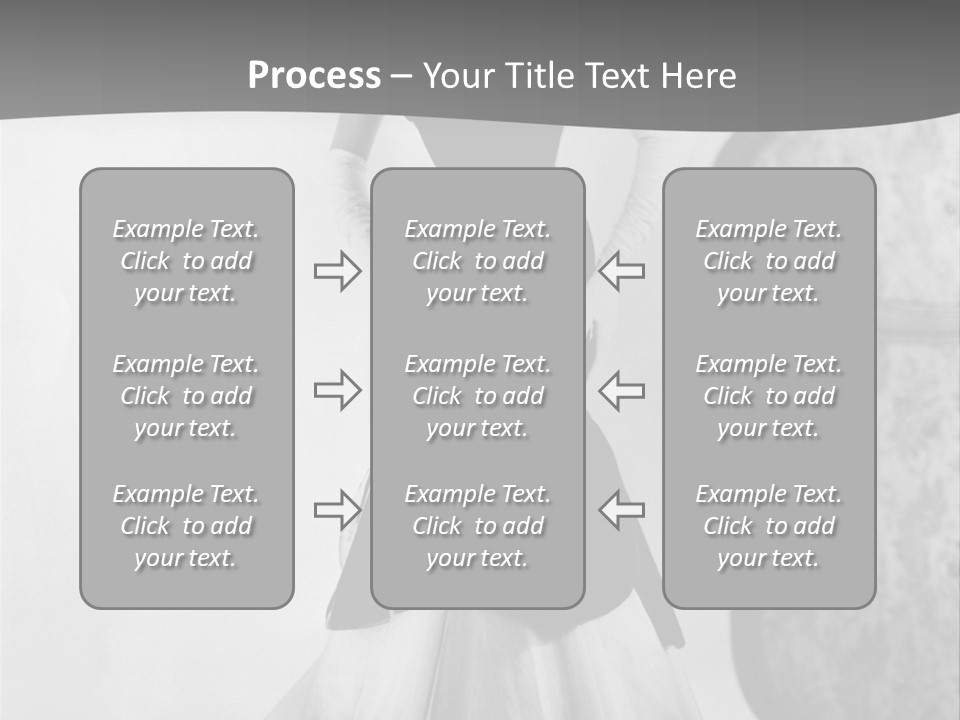 Beautiful Woman In A Slinky Dress PowerPoint Template