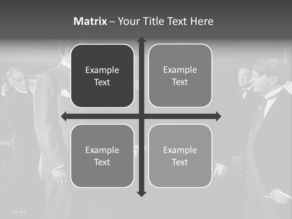 Gathering Of Men PowerPoint Template