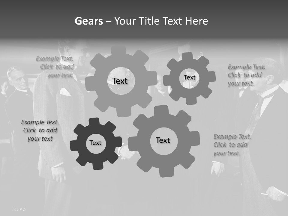 Gathering Of Men PowerPoint Template