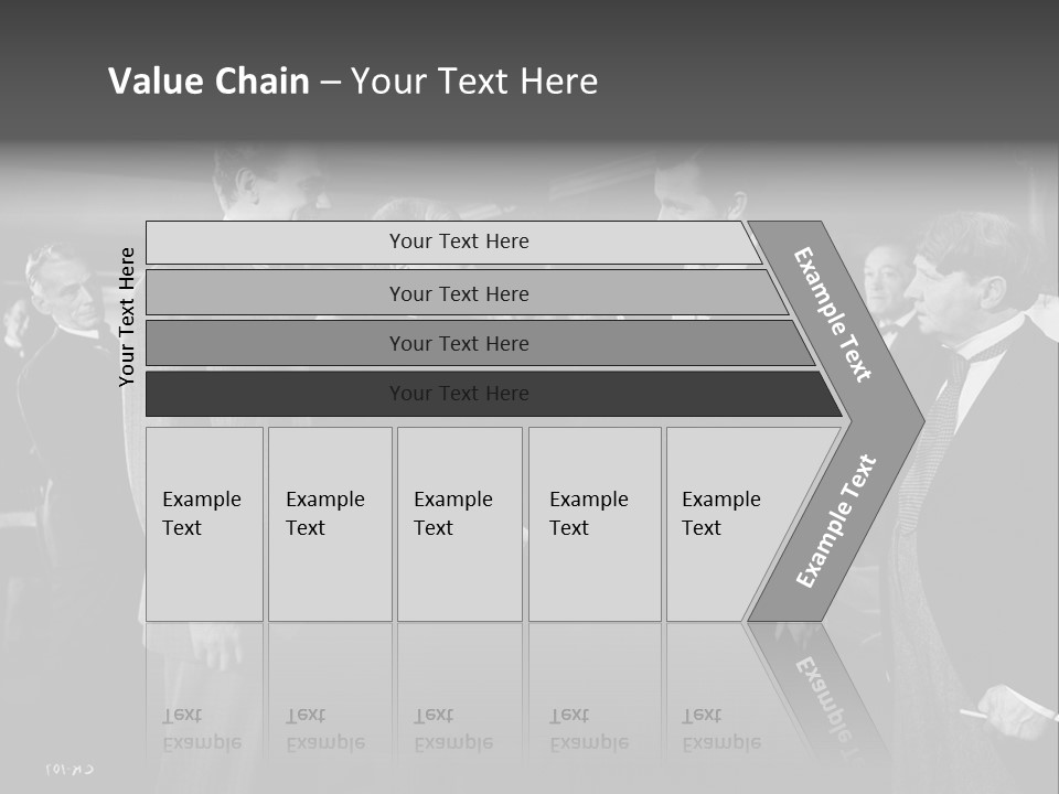 Gathering Of Men PowerPoint Template