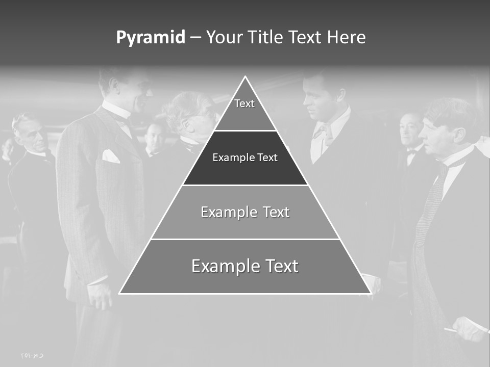 Gathering Of Men PowerPoint Template