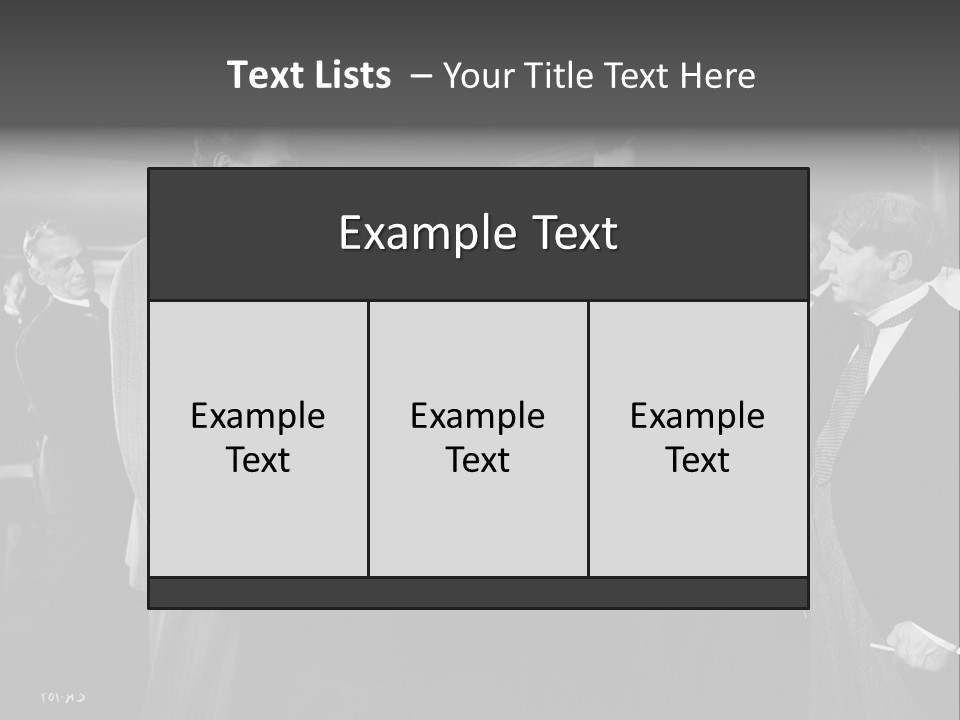 Gathering Of Men PowerPoint Template