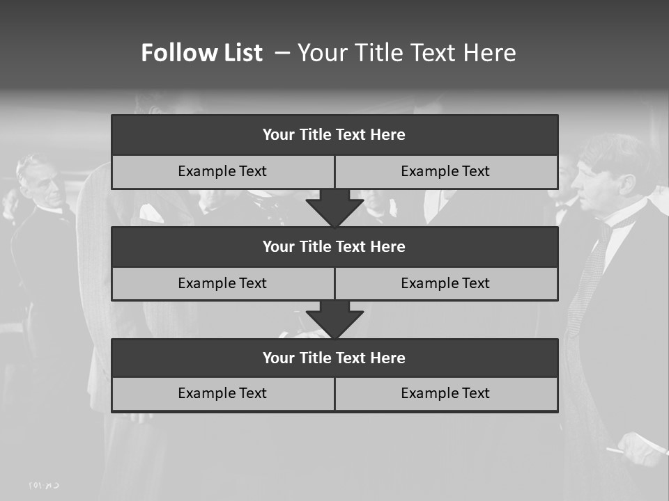 Gathering Of Men PowerPoint Template