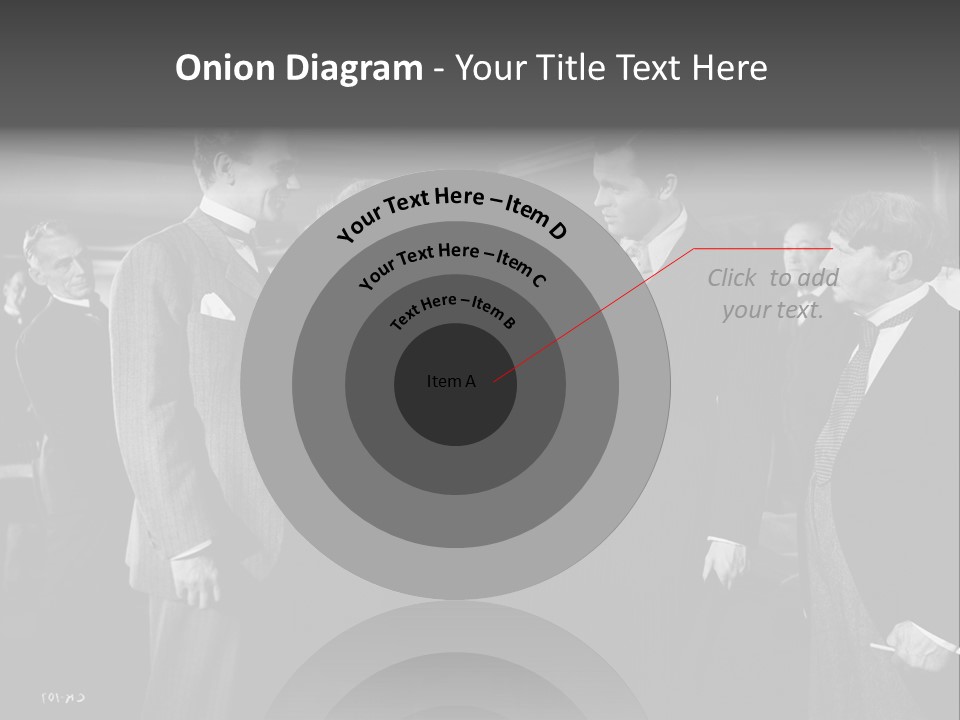 Gathering Of Men PowerPoint Template