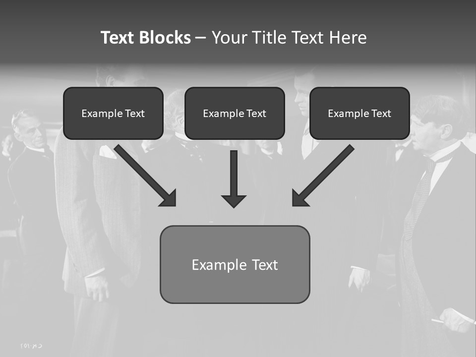 Gathering Of Men PowerPoint Template