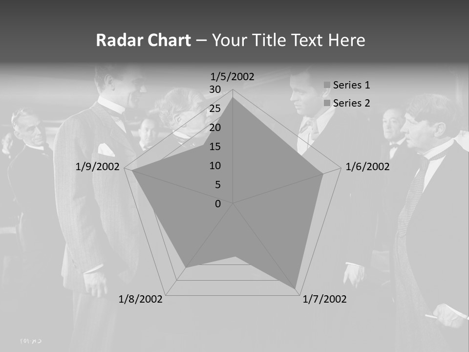 Gathering Of Men PowerPoint Template