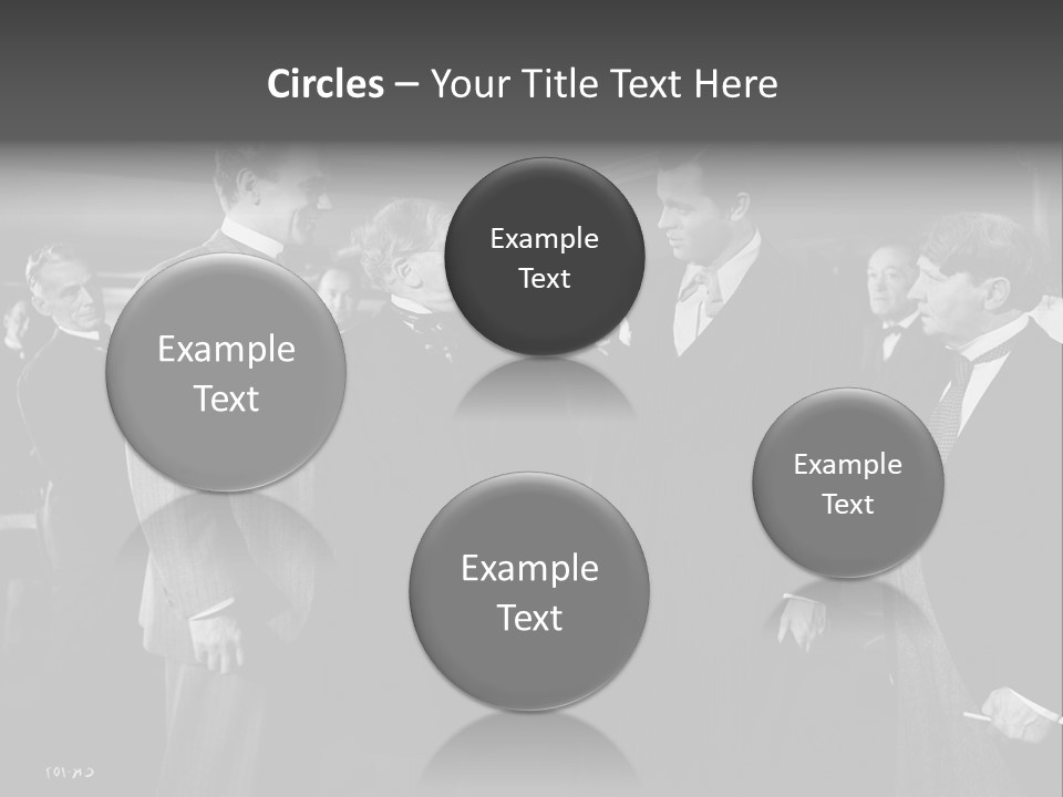 Gathering Of Men PowerPoint Template