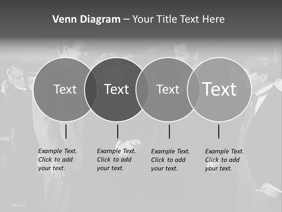 Gathering Of Men PowerPoint Template