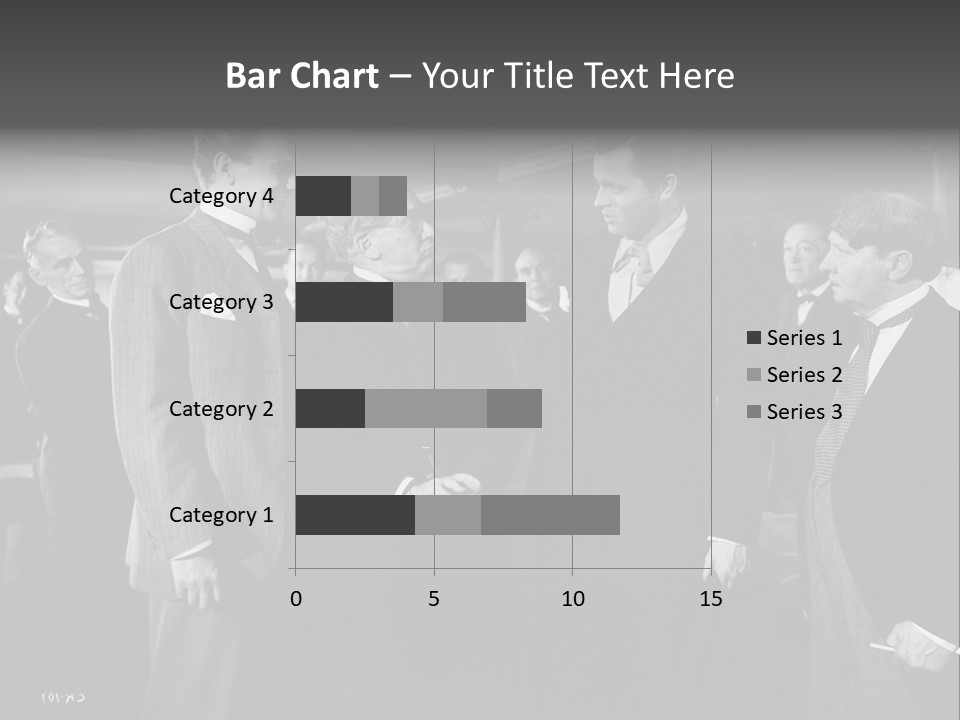 Gathering Of Men PowerPoint Template