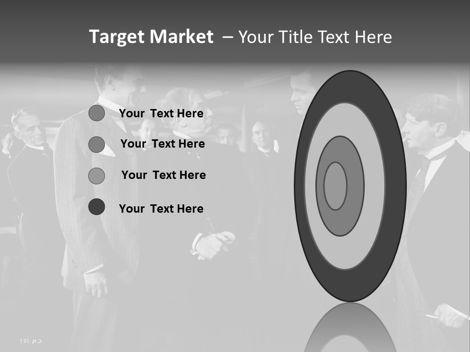 Gathering Of Men PowerPoint Template