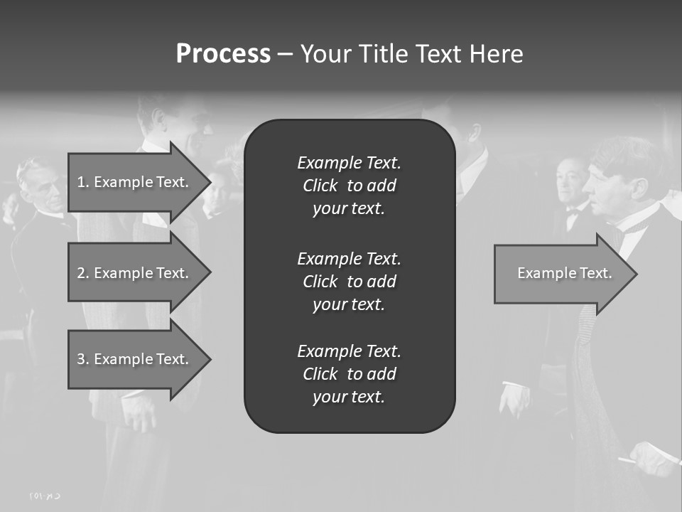 Gathering Of Men PowerPoint Template
