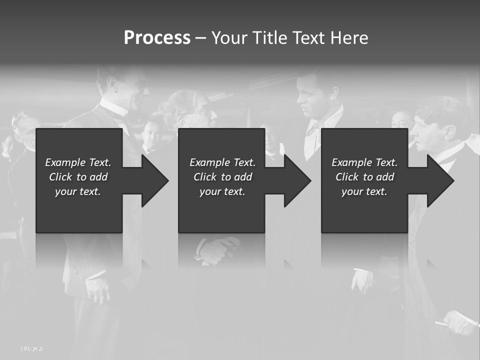 Gathering Of Men PowerPoint Template