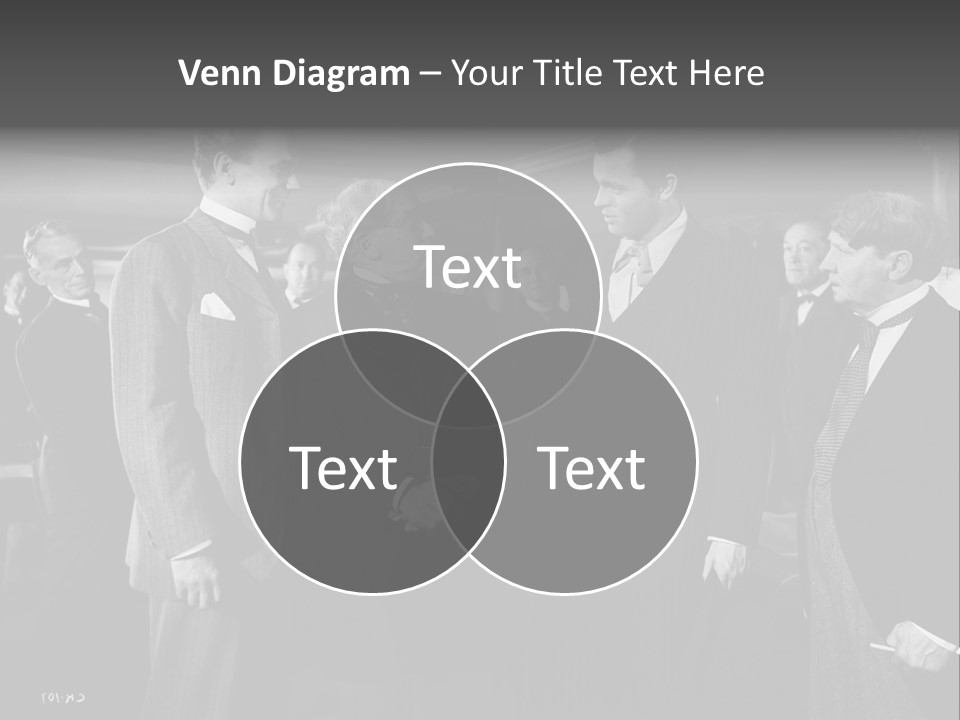 Gathering Of Men PowerPoint Template