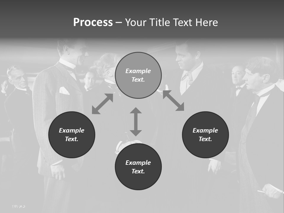 Gathering Of Men PowerPoint Template
