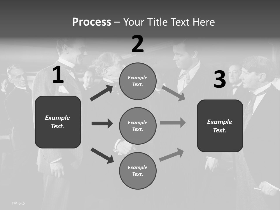 Gathering Of Men PowerPoint Template