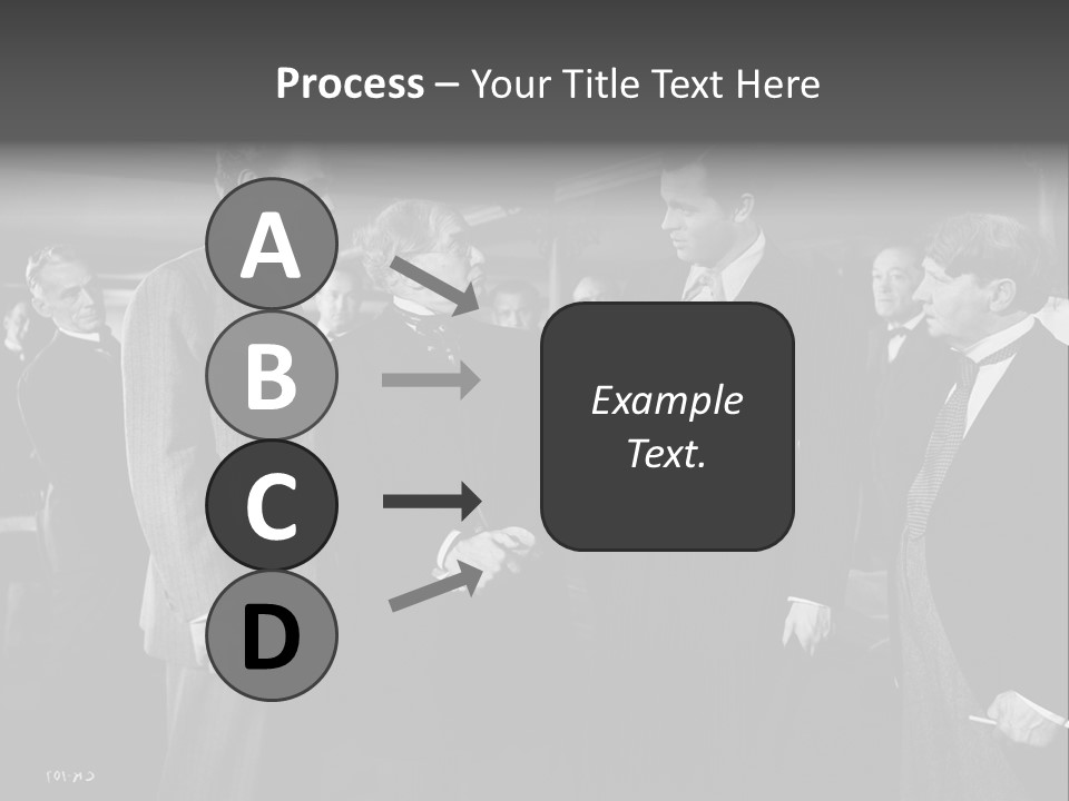 Gathering Of Men PowerPoint Template
