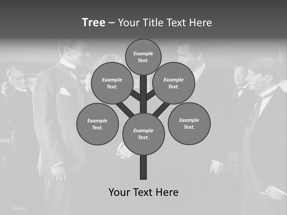 Gathering Of Men PowerPoint Template