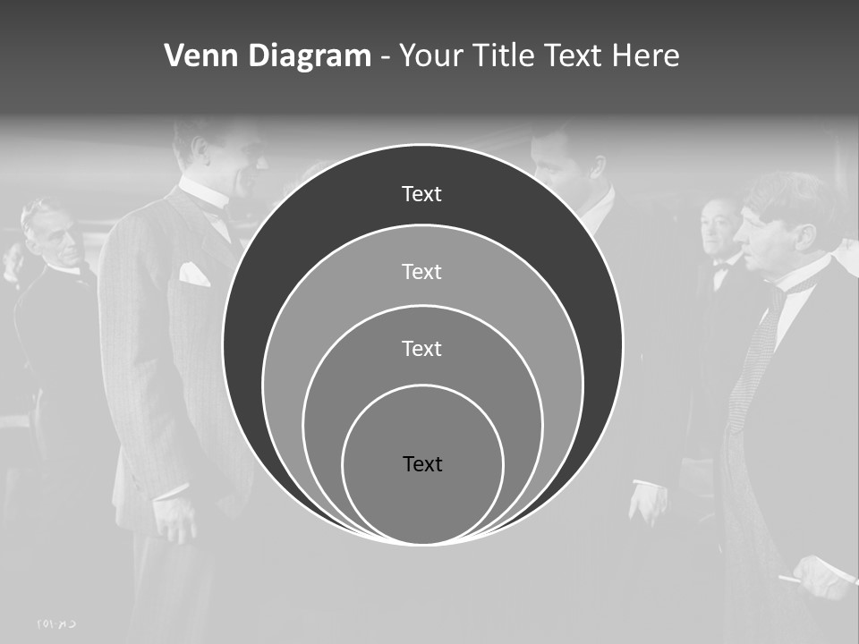 Gathering Of Men PowerPoint Template