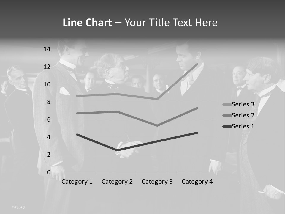 Gathering Of Men PowerPoint Template