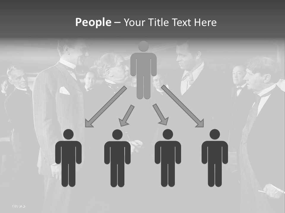 Gathering Of Men PowerPoint Template