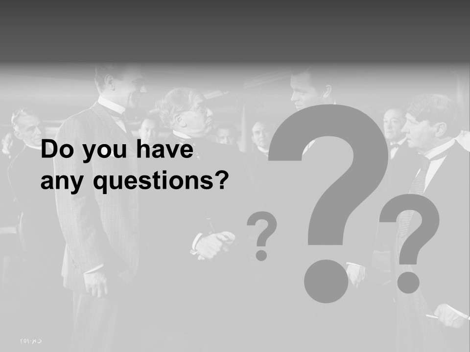 Gathering Of Men PowerPoint Template