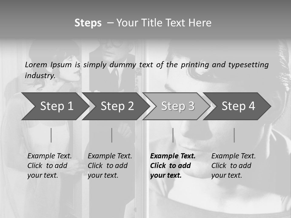 Beautiful Actors PowerPoint Template