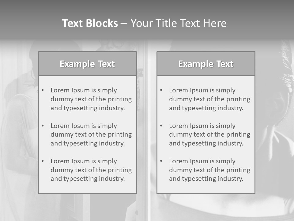 Beautiful Actors PowerPoint Template