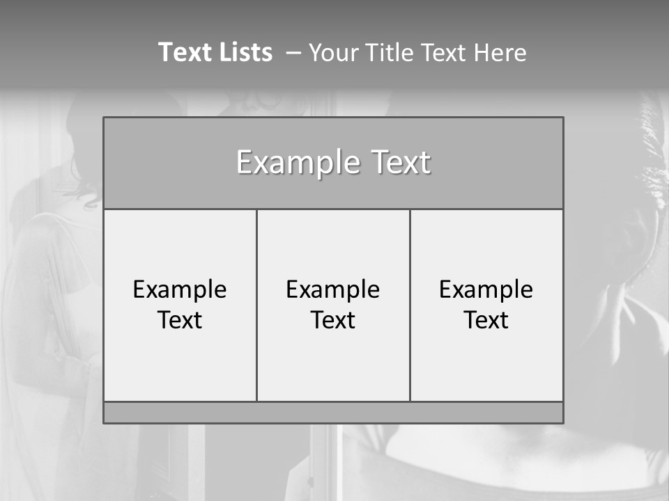 Beautiful Actors PowerPoint Template