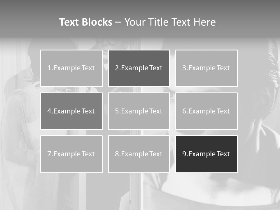 Beautiful Actors PowerPoint Template