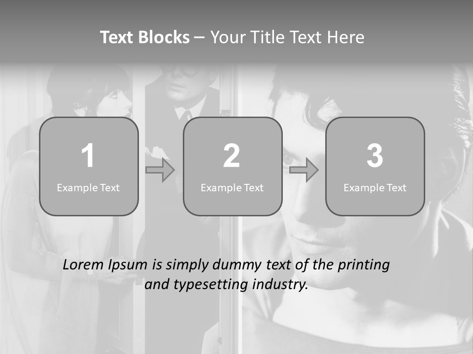 Beautiful Actors PowerPoint Template