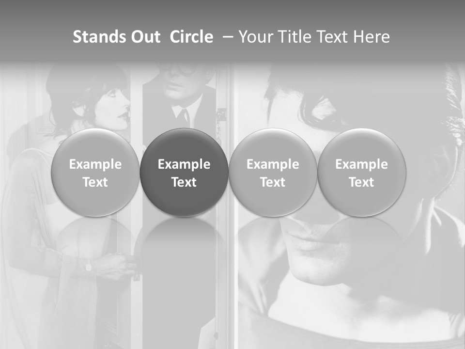 Beautiful Actors PowerPoint Template